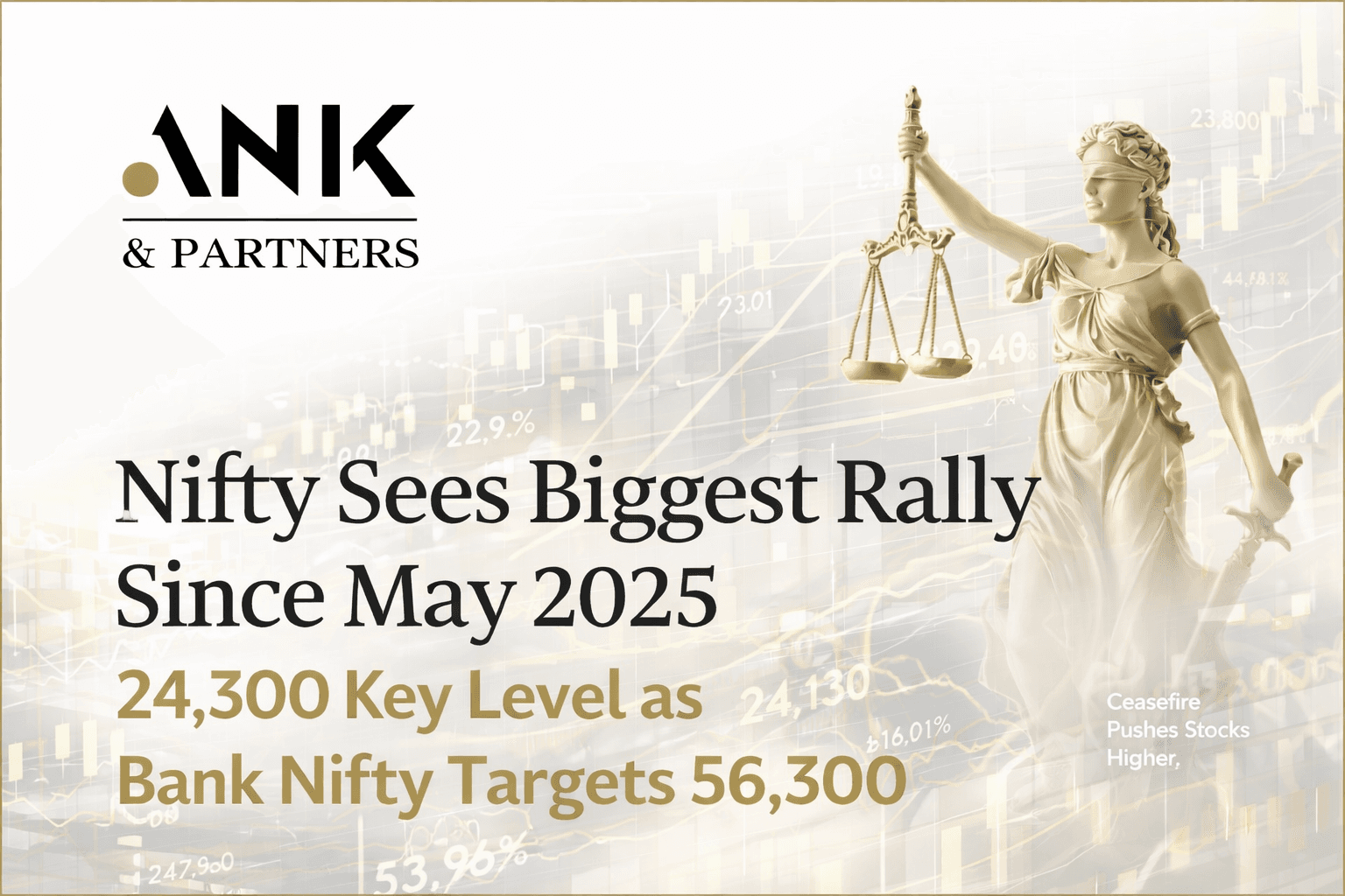 Nifty Sees Biggest Rally Since May 2025; 24,300 Key Level as Bank Nifty Targets 56,300