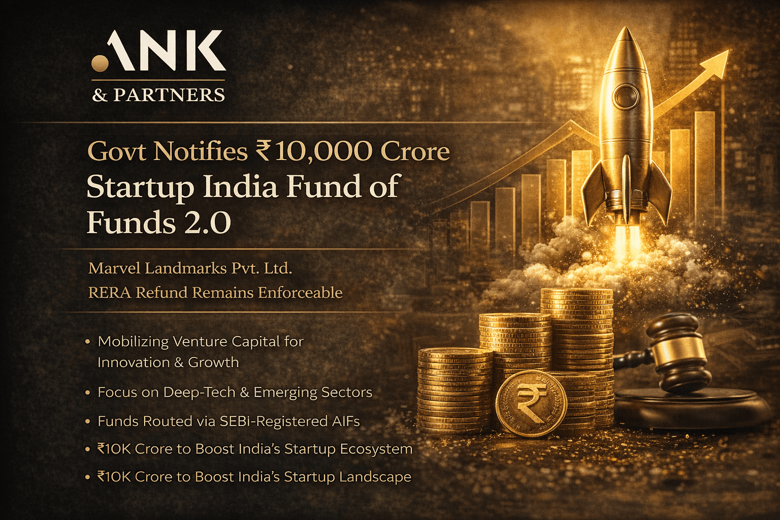 🚀 Govt Notifies ₹10,000 Crore Startup India Fund of Funds 2.0
