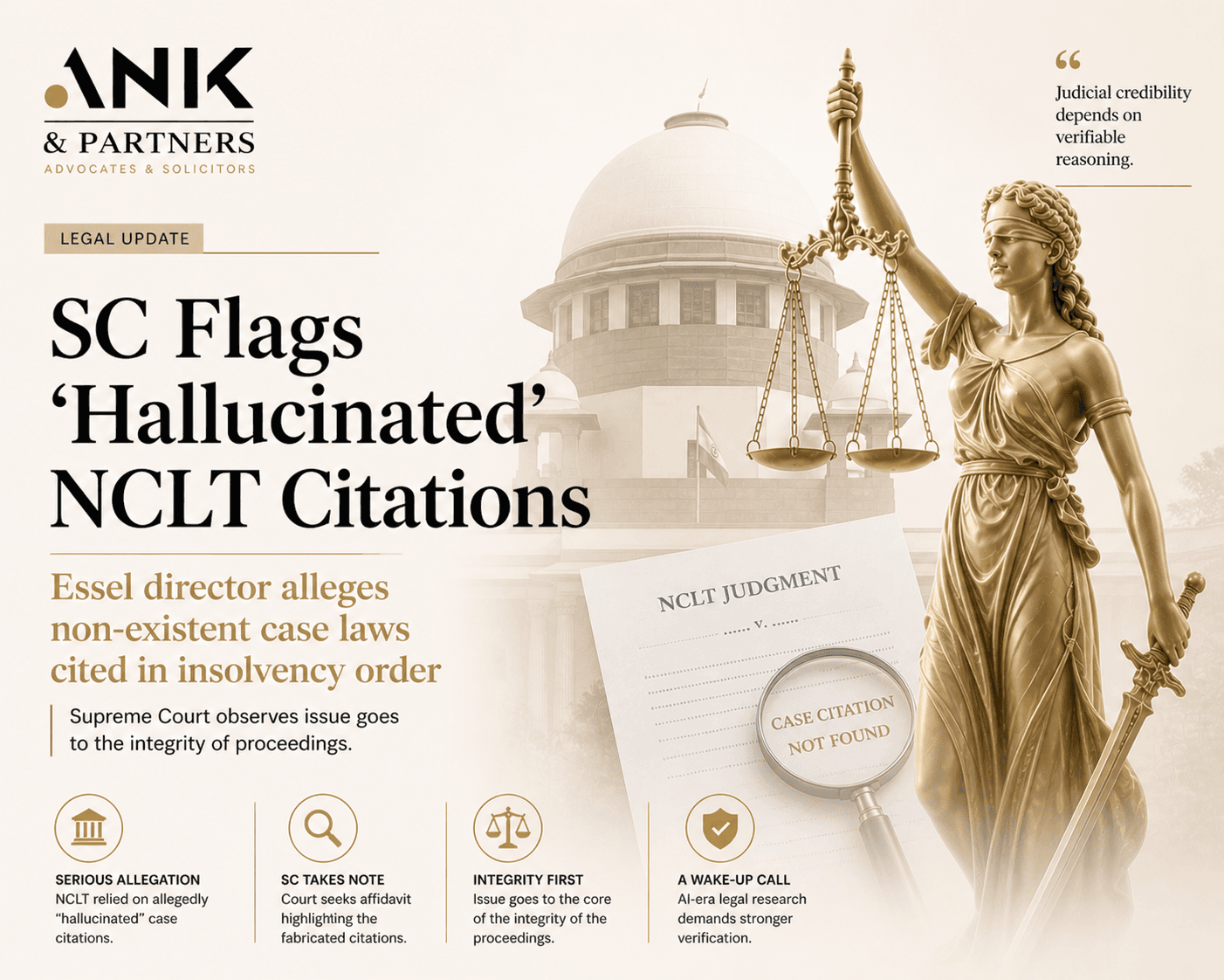 When judicial orders cite cases that may not even exist, the issue goes beyond legal error—it strikes at institutional credibility.
